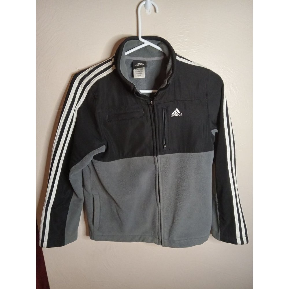 Youth Adidas Jacket Polar Fleece Two Toned